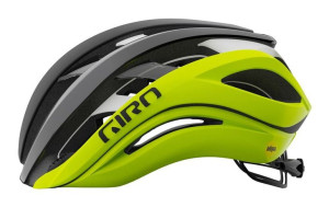 Kask szosowy GIRO AETHER SPHERICAL MIPS matte black fade highlight yellow r