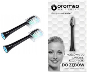 Oromed Końcówki Do Szczoteczki Oro Sonic Black