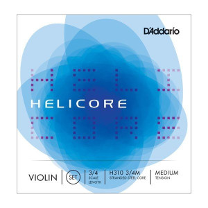 Struny skrzypcowe D'Addario H310 3/4M HELICORE