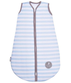 Śpiworek do spania dla niemowląt | NATULINO® COSYNITES | Blue Stripes & Gra