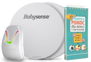 Monitor oddechu Babysense 7 z Poradnikiem "Pierwsza Pomoc"