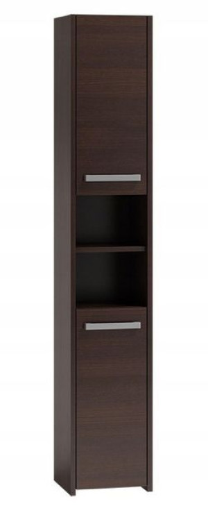 Szafka Łazienkowa Regał Słupek 30cm Wenge 6 Półek
