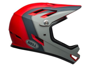 Kask full face BELL SANCTION presences matte crimson slate gray roz. XS (48