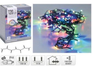 Lampki choinkowe 120 LED kolorowe IP44