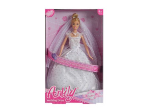 Lalka Anlily 30 Cm. W Sukni Ślubnej