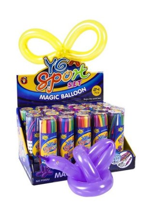 Balony Do Skrecania Mix Kolorów Disp. 24szt