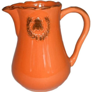 Dzbanek Ceramiczny Pomarańczowy Dzban Dekoracyjny