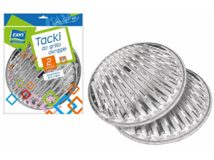 Tacki do grilla okrągłe 2 sztuki