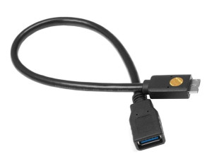 Kabel USB OTG 3.0 - microUSB 3.0 czarny KAB000184