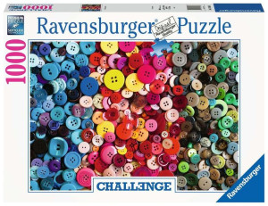Puzzle 1000el Challenge Kolorowe guziki