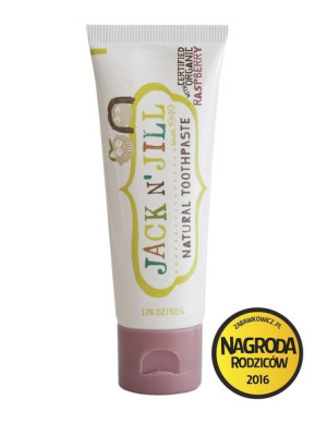 Jack N'Jill, Naturalna Pasta do zębów, organiczna malina i Xylitol, 50g