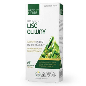MEDICA HERBS Liść Oliwny 60kaps