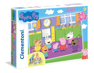 Clementoni Puzzle 40el podłogowe Świnka Peppa