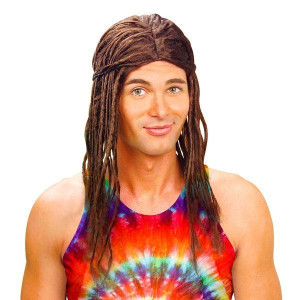 Peruka Dredy Reggae Jamajka Rasta Brązowa