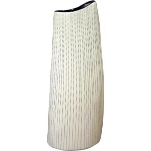 Wazon Ceramiczny Wysoki Beżowy