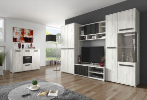 Meble pokojowe Meblościanka salon VIKA + komoda