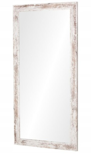 Lustro w ramie klejonej PREMIUM 100x60 SHABBY CHIC
