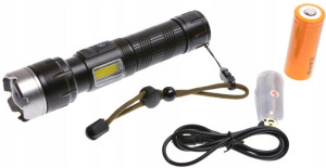 LATARKA SWAT Z ZOOM -P120 mocna power bank