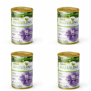 Naturina Elite Wet Sk&co Wieprzowina X 4 Pies