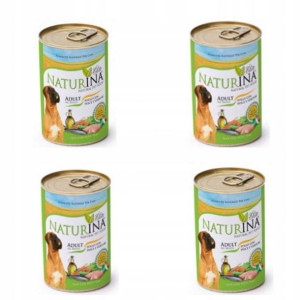 Naturina Elite Wet Adult 4x 400g Kurczak Ryba Pies