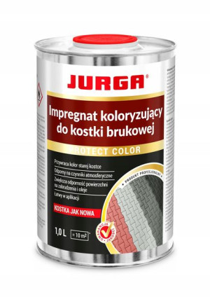 Impregnat koloryzujący do kostki 1L czerwony JURGA