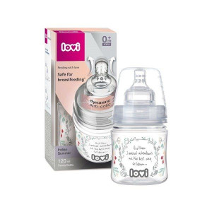 Butelka Lovi Trends Indian 120 ml smoczek 0m mini