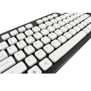 Czarna klawiatura wyspowa PC USB wodoodporna