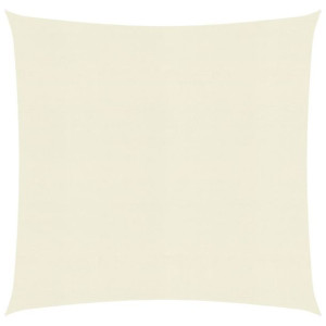 Żagiel przeciwsłoneczny, 160 g/m², kremowy, 2,5x2,5 m, HDPE