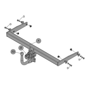 Hak holowniczy Witter VW Passat B7 Kombi 2010-2014