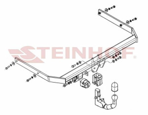 Hak holowniczy Steinhof  VW Jetta VI Sedan 2011-