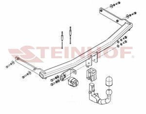 Hak holowniczy Steinhof Mazda 5 (CW) 2010-2015