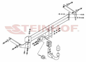 Hak holowniczy Steinhof  Mazda CX-7 2007-2012