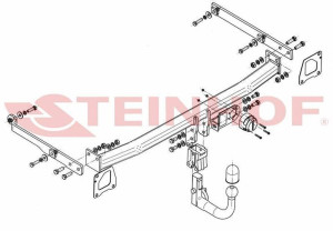 Hak holowniczy Steinhof  Renault Scenic 2009-2016