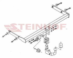 Hak holowniczy Steinhof  Skoda Yeti 2009-