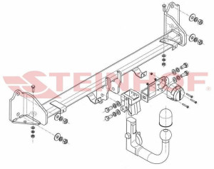 Hak holowniczy Steinhof  BMW Seria 5 GT F07 2009-2013