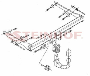 Hak holowniczy Steinhof Ford Mondeo HB 2007-2014