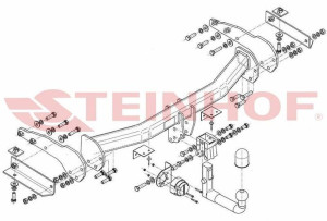 Hak holowniczy Steinhof  Jeep Grand Cherokee Summit 2013-