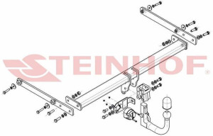 Hak holowniczy Steinhof  Mazda 2 2015-