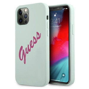 Etui Guess GUHCP12MLSVSBF Apple iPhone 12/12 Pro niebieski fuksja/blue fusc
