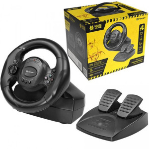 KIEROWNICA PC PS3 PS4 Xbox One PEDAŁY WIBRACJE Tracer Rayder 4in1