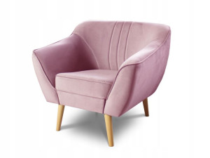 FOTEL LUCA w stylu skandynawskim Uszak Sofa PLUSZ