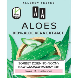 AA ALOES Sorbet dzienno-nocny nawilżająco-kojący 50ml