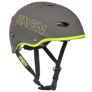 Kask Skateboardowy RAVEN F511 Grey/Lime M (56-58)