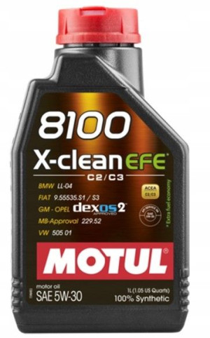 Olej silnikowy MOTUL 5W30 8100 X-CLEAN EFE 1L