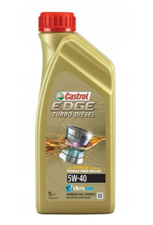 Olej silnikowy CASTROL 5W40 EDGE Turbo DIESEL 1L