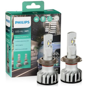 Żarówki LED PHILIPS Ultinon Pro5000 +160% HL H7 12/24V (5800K)