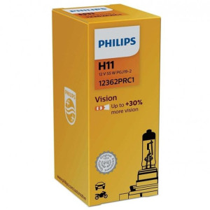Żarówka PHILIPS Vision +30%  H11 12V 55W