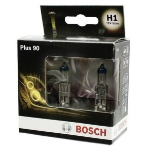 Żarówki halogenowe Bosch Plus 90 H1 12V 55W, 2 szt.
