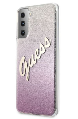 Guess Gradient Script Samsung S21 Plus - Pink