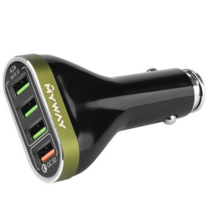 Ładowarka MYWAY 12/24V 4x USB: 1x QC3.0 + 3x AUTO ID 4.2A MAX